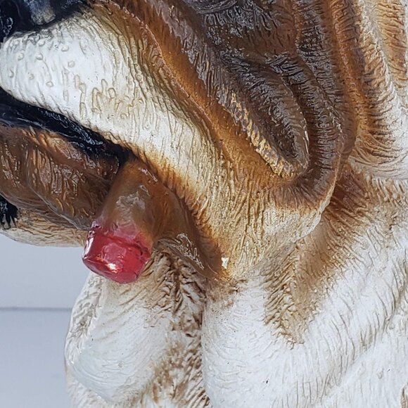 Universal Statuary Bulldog Statue With Cigar & Bowler Hat 1995 Resin - Picture 7 of 8